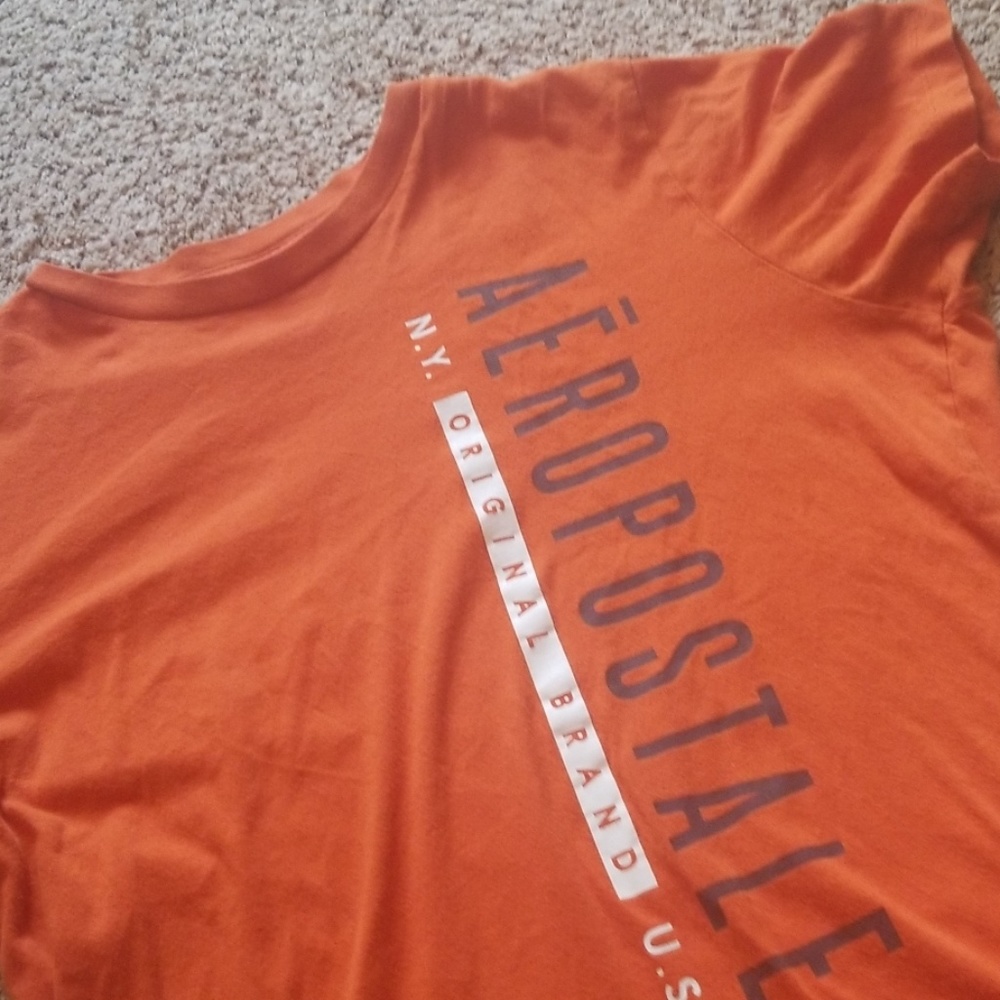Orange Aeropostale shirt